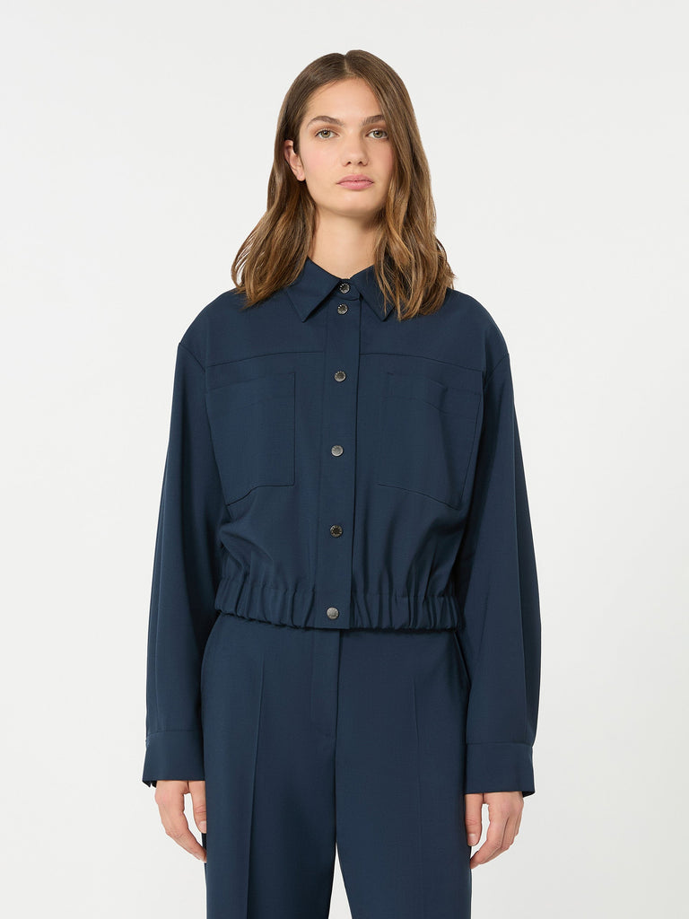 max mara short woollen cloth jacket