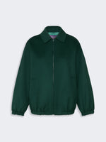 Max Mara Double wool broadcloth bomber jacket for Women