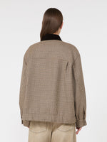 Max Mara Houndstooth wool bomber jacket for Women