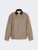 Max Mara Houndstooth wool bomber jacket for Women