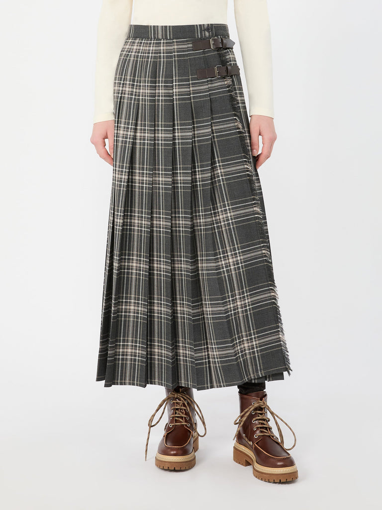 max mara wool batavia pleated skirt