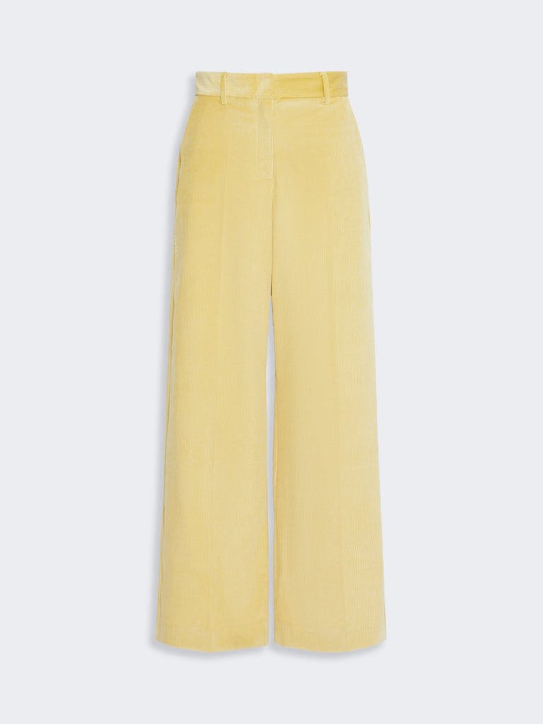 max mara cotton velvet trousers