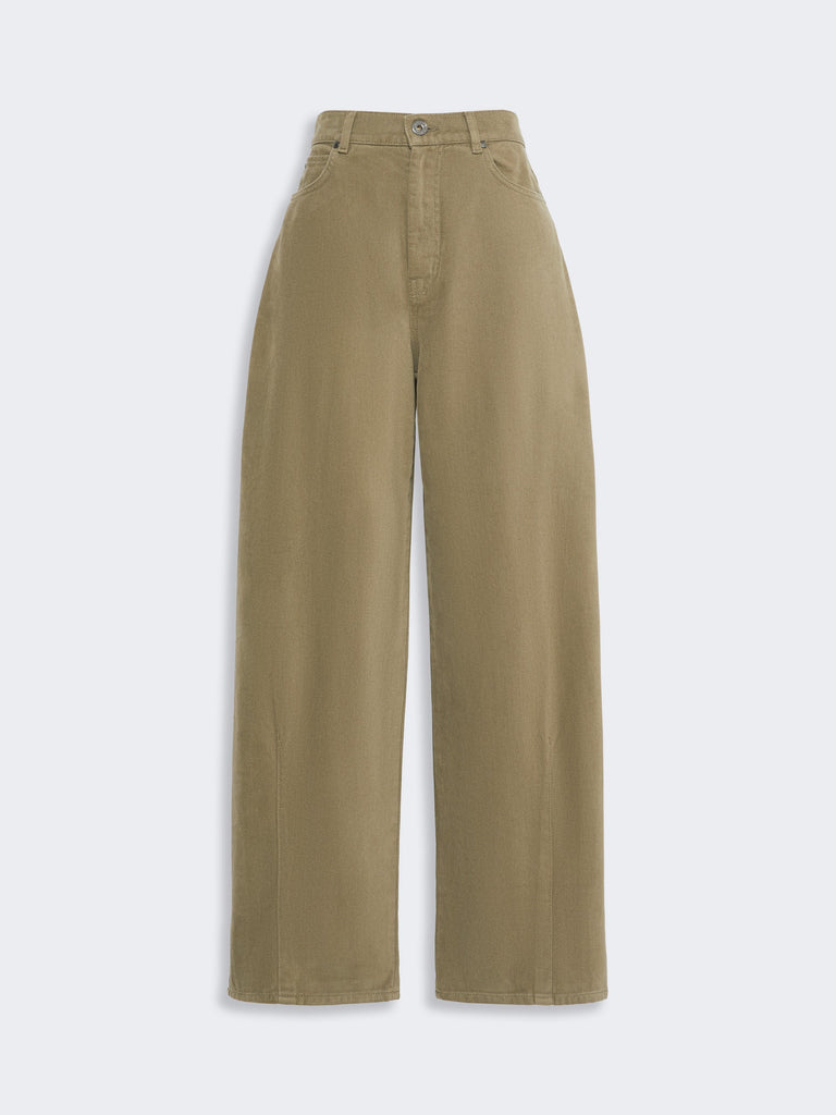 max mara cotton drill trousers