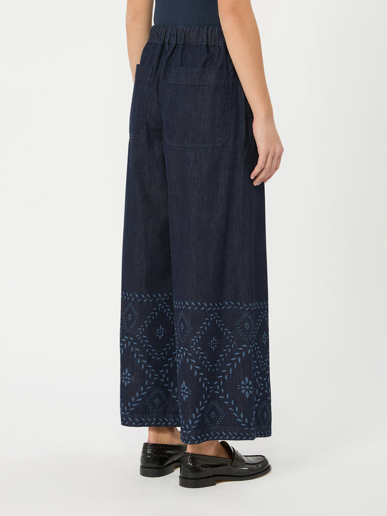 max mara laser-cut denim jeans