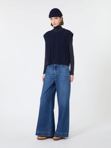 Max Mara Cotton denim wide-leg jeans for Women