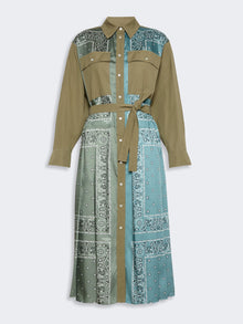 Max Mara Printed twill and poplin shirt dress for Women