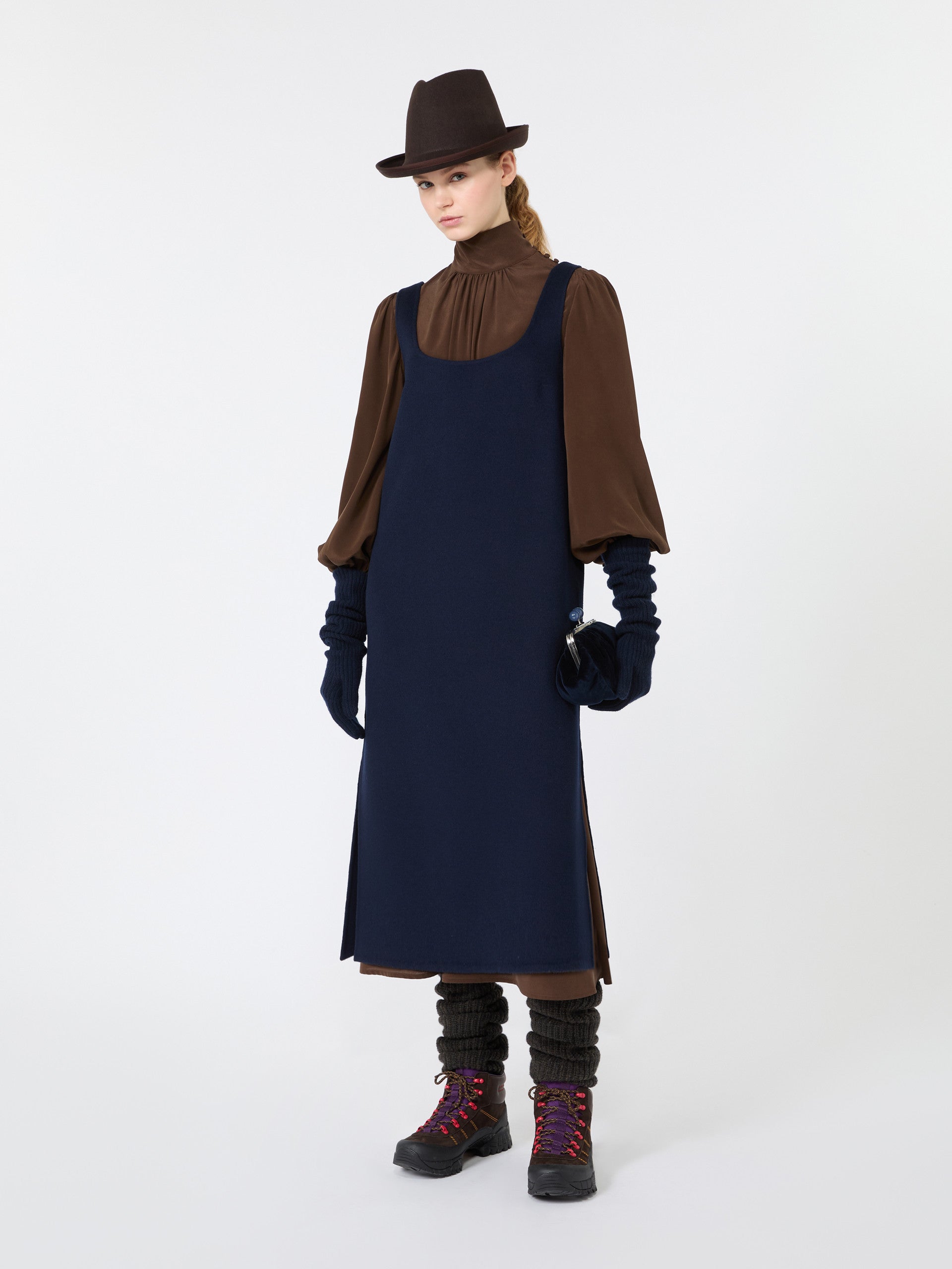 Max Mara Wool-blend drap midi dress for Women