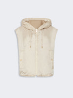Max Mara Reversible water-repellent canvas padded gilet for Women