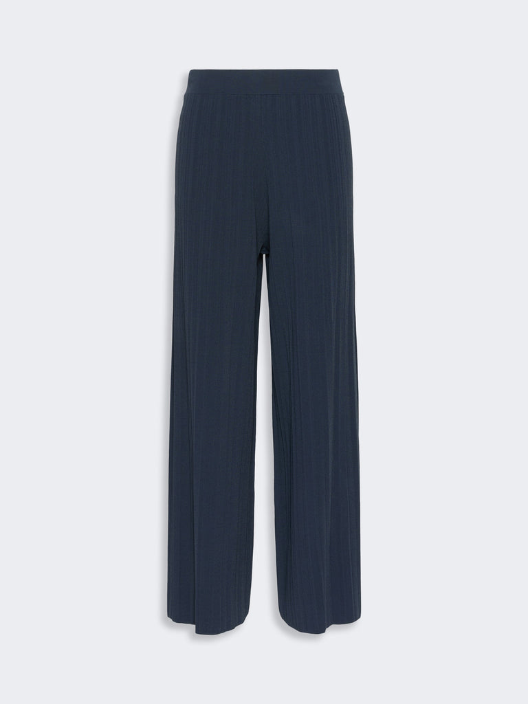 max mara plissé-pleated viscose yarn trousers