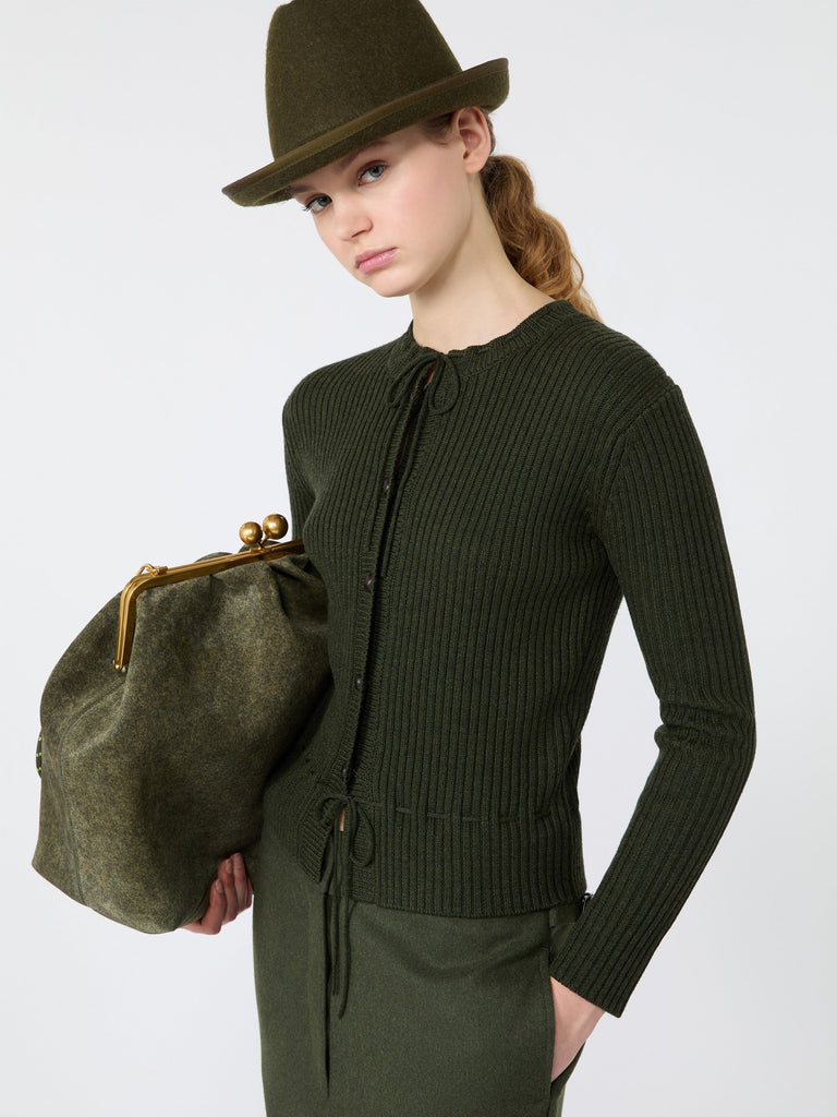 max mara ribbed wool cardigan