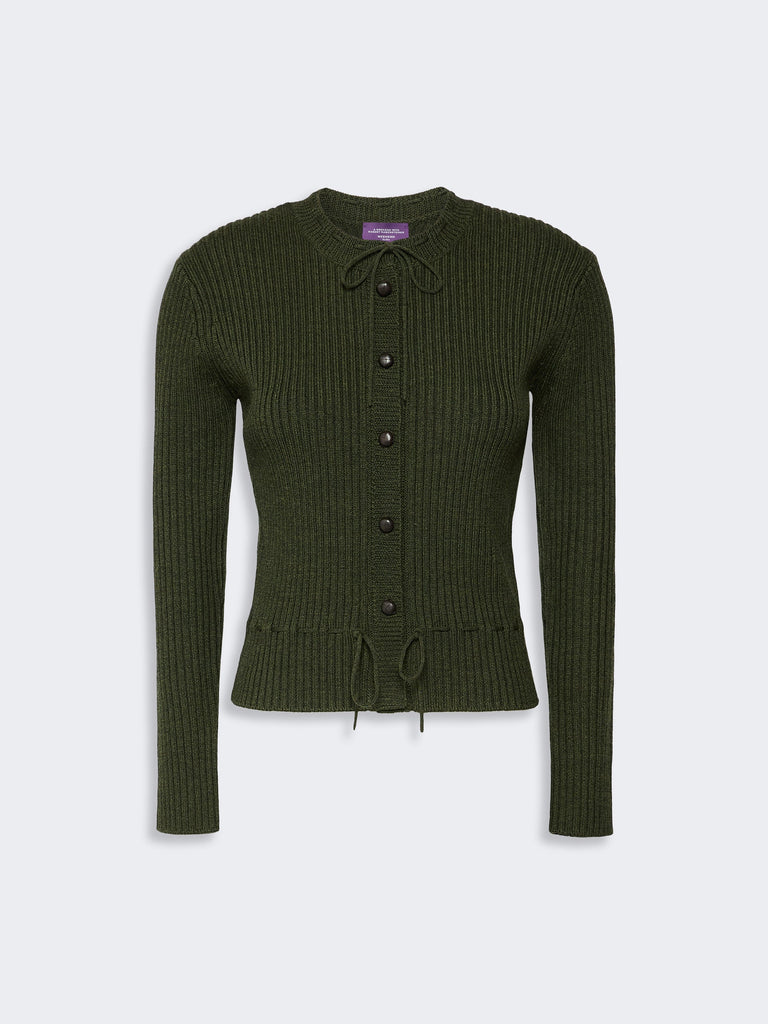 max mara ribbed wool cardigan