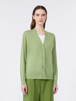 Max Mara Wool, silk and cashmere V-neck cardigan for Women