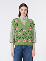 Max Mara Inlaid cotton-blend gilet for Women