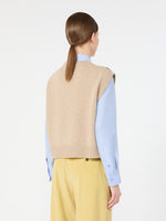 Max Mara Jacquard wool yarn gilet for Women