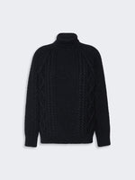 Max Mara Wool yarn turtleneck Aran jumper for Women