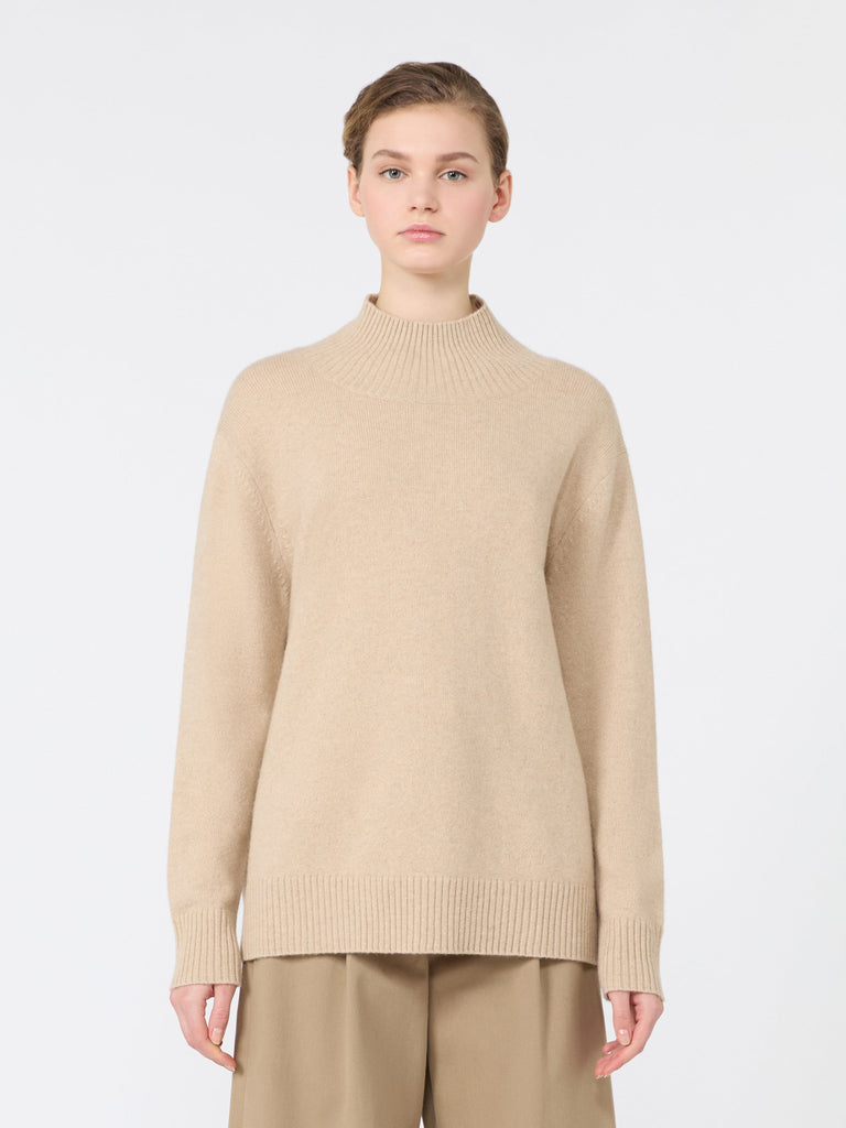 max mara كنزة برقبة عالية من الكشمير
