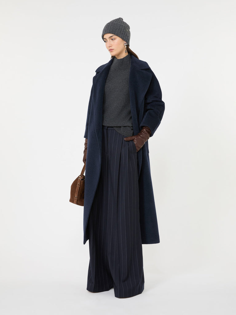 max mara carded wool and cashmere yarn sweater