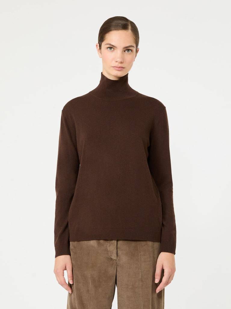 max mara wool and silk knit turtleneck