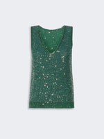 Max Mara Sleeveless sweater with sequin detail for Women