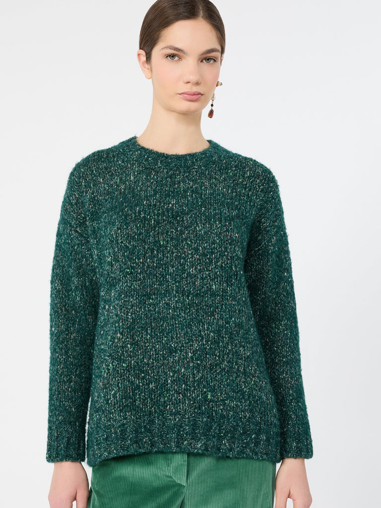 max mara alpaca, cotton and wool blend sweater