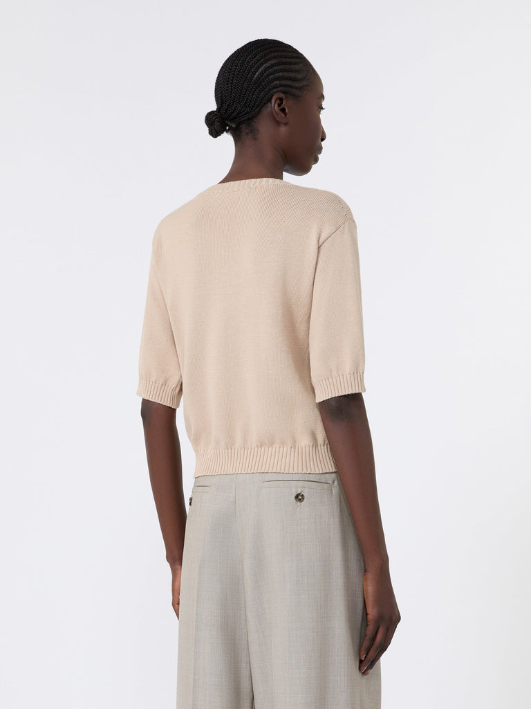 max mara embroidered cotton yarn sweater