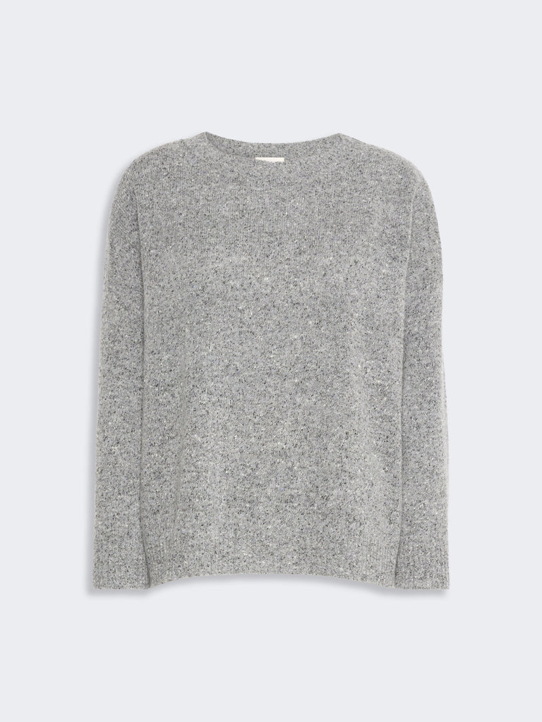 max mara tweed-effect wool and silk blend jumper