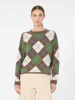 Max Mara Wool yarn Argyle jumper for Women