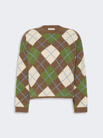 Max Mara Wool yarn Argyle jumper for Women