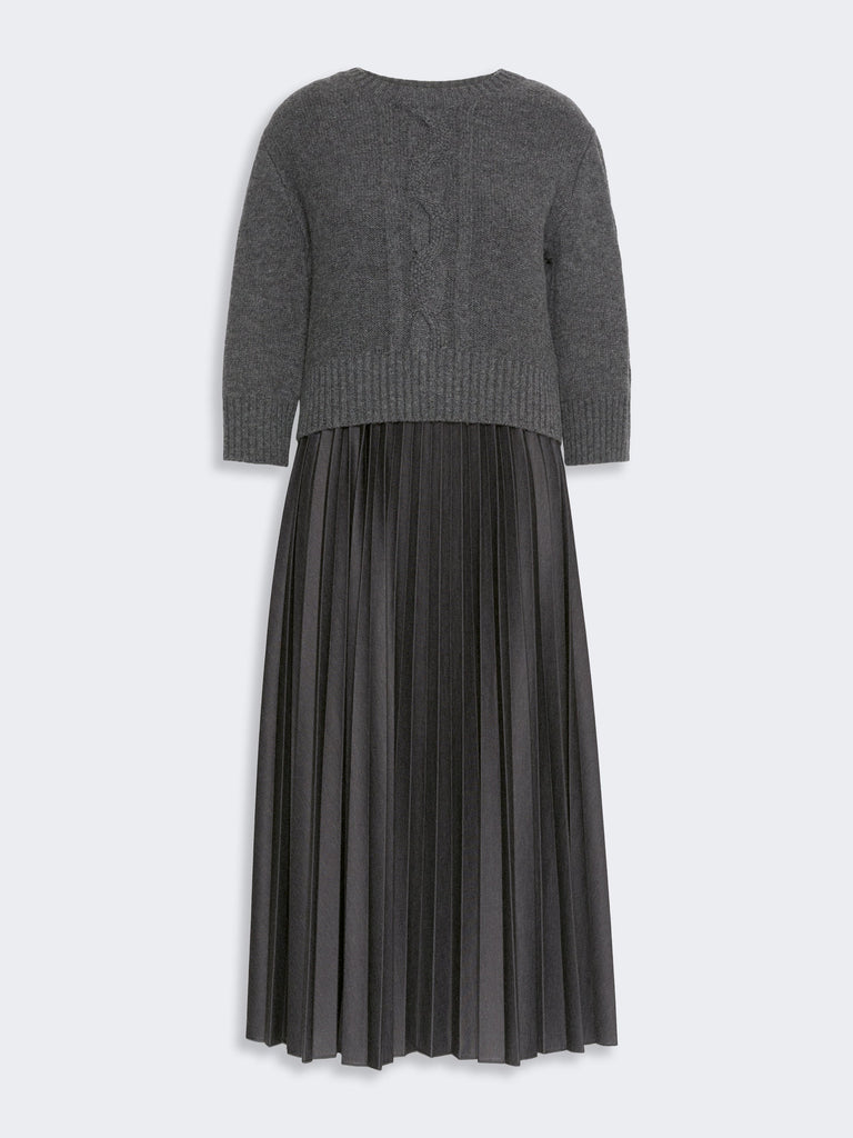 max mara jersey dress with a wool top