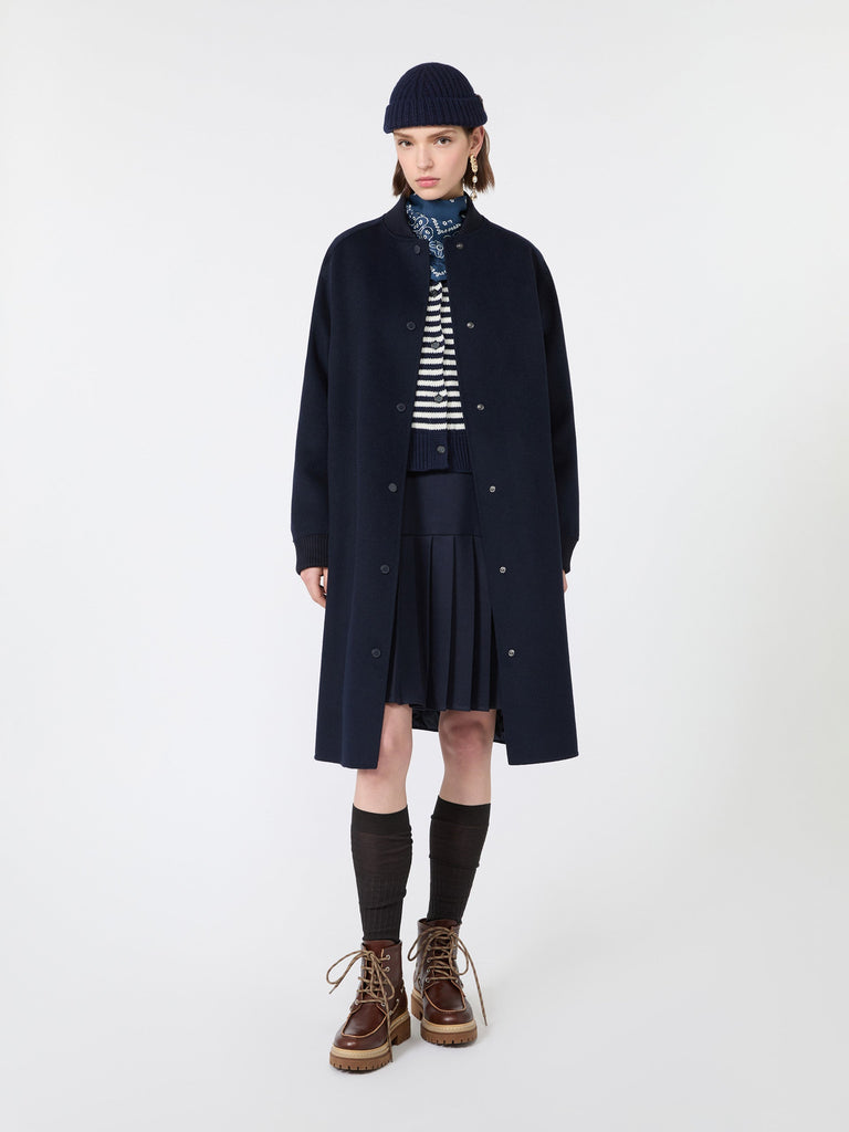 max mara double-sided wool drap coat