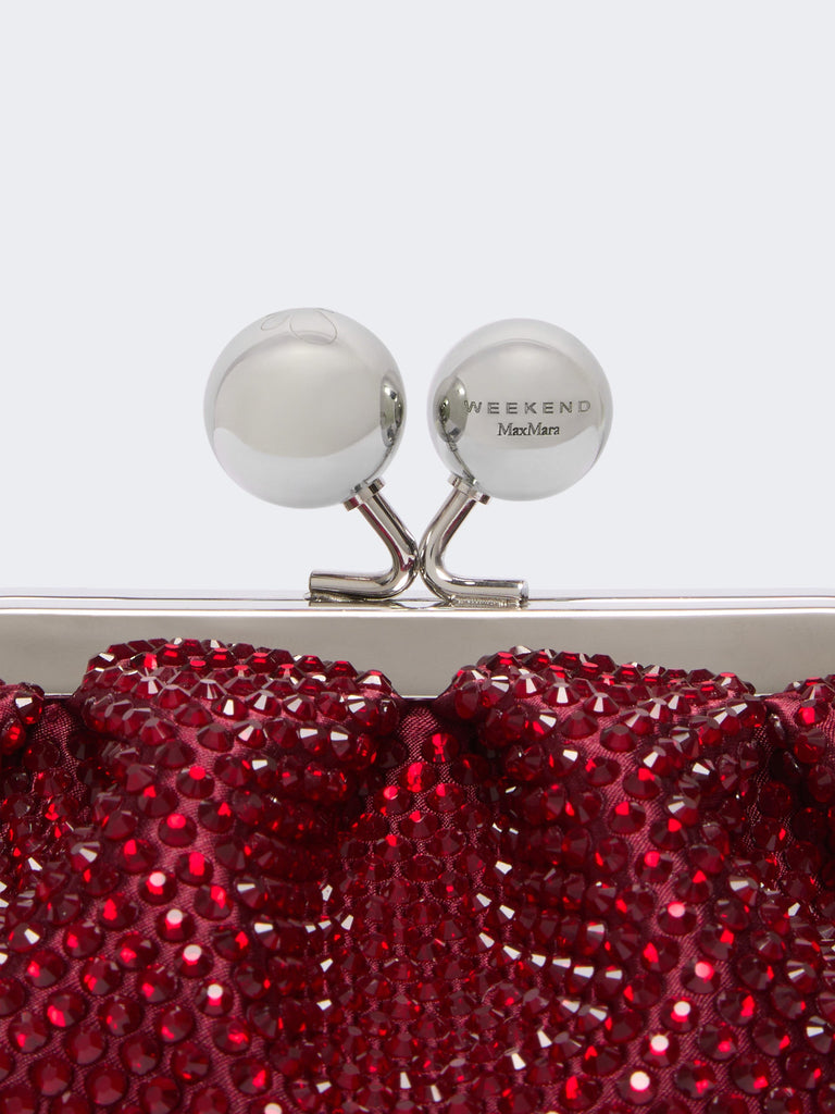 max mara extra small pasticcino bag with rhinestones