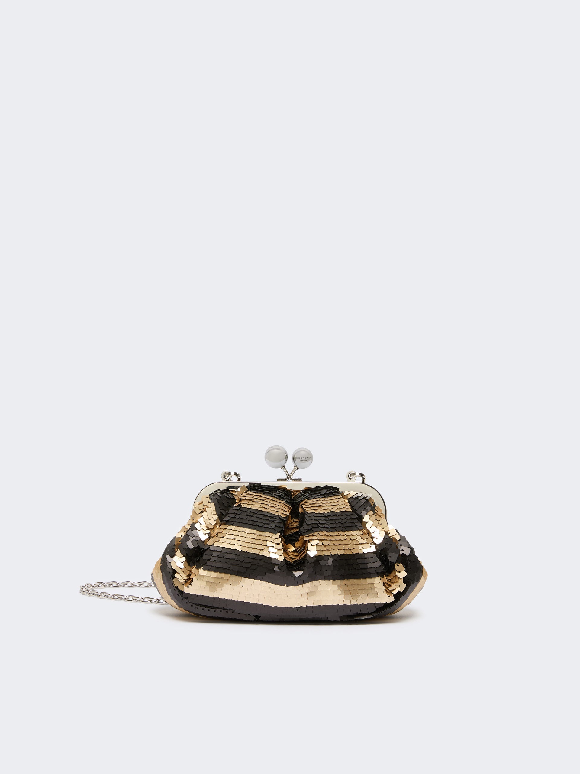 Max Mara Small Pasticcino Bag with sequin stripes for Women
