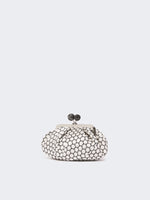 Max Mara Small Pasticcino Bag in linen, silk and cotton jacquard for Women