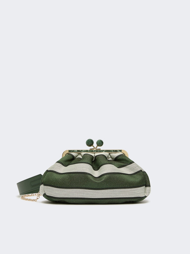 Max Mara Medium Pasticcino Bag in linen, silk and cotton jacquard for Women