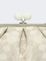 Max Mara Small Pasticcino Bag in linen, silk and cotton jacquard for Women
