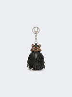 Max Mara Nappa leather keyring with fringes for Women