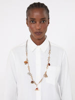 Max Mara Chain necklace with charms for Women