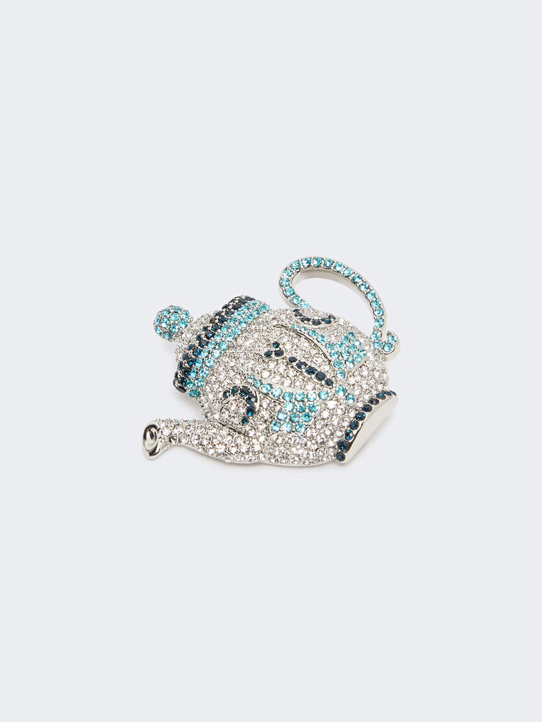 max mara rhinestone brooch