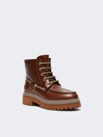 Max Mara Leather lace-up ankle boots for Women