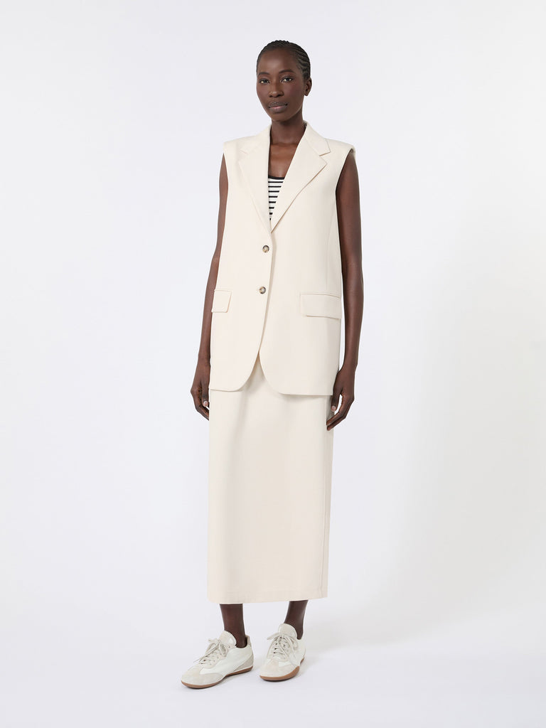 max mara milano-knit jersey gilet