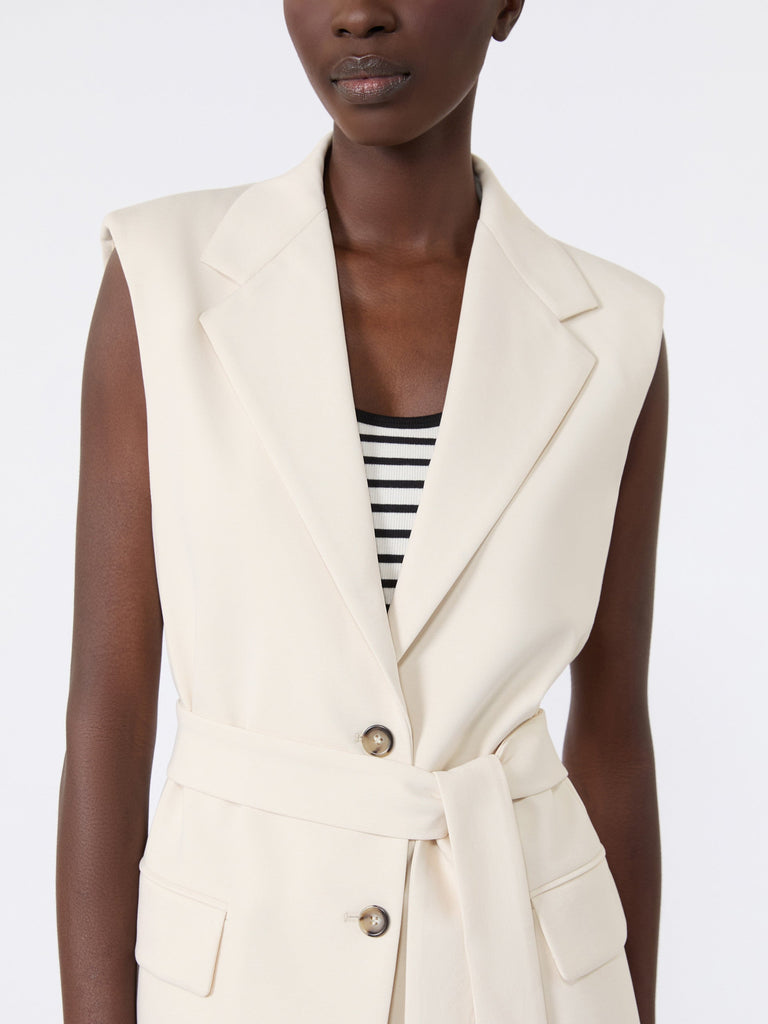 max mara milano-knit jersey gilet