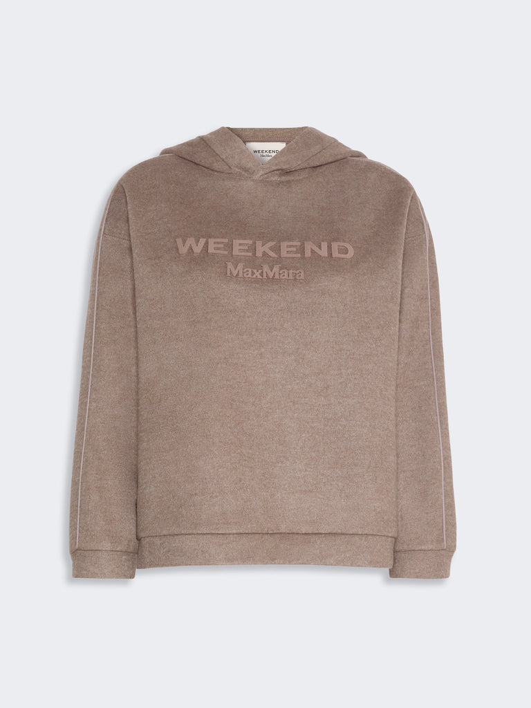 max mara jersey hooded sweatshirt