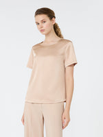 Max Mara Satin crew-neck T-shirt for Women