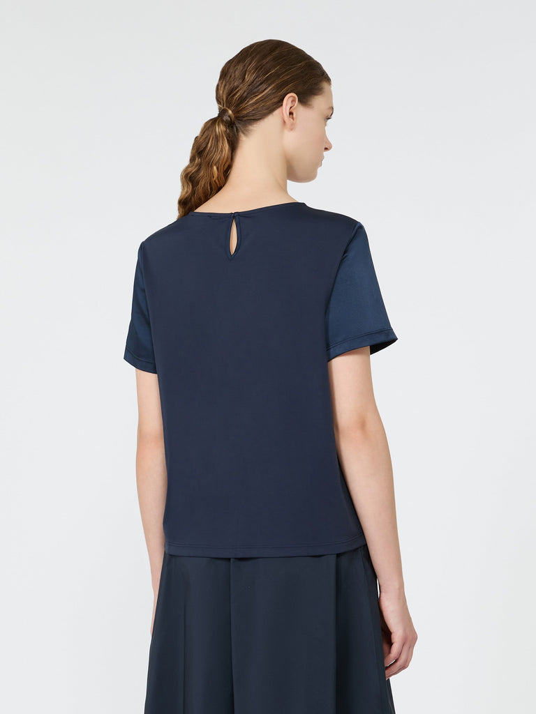 max mara satin crew-neck t-shirt