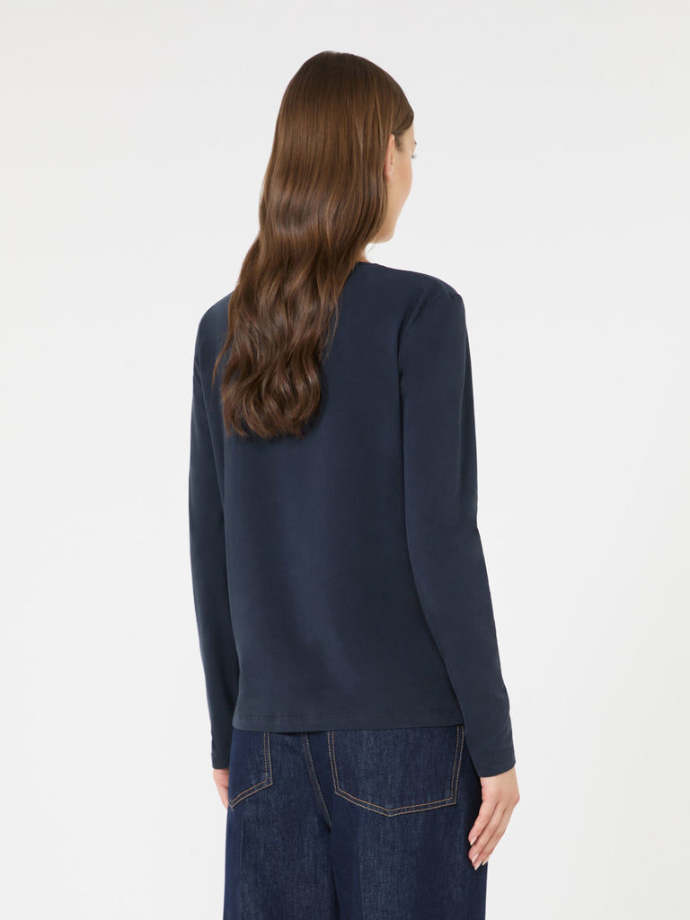 max mara long-sleeved jersey t-shirt