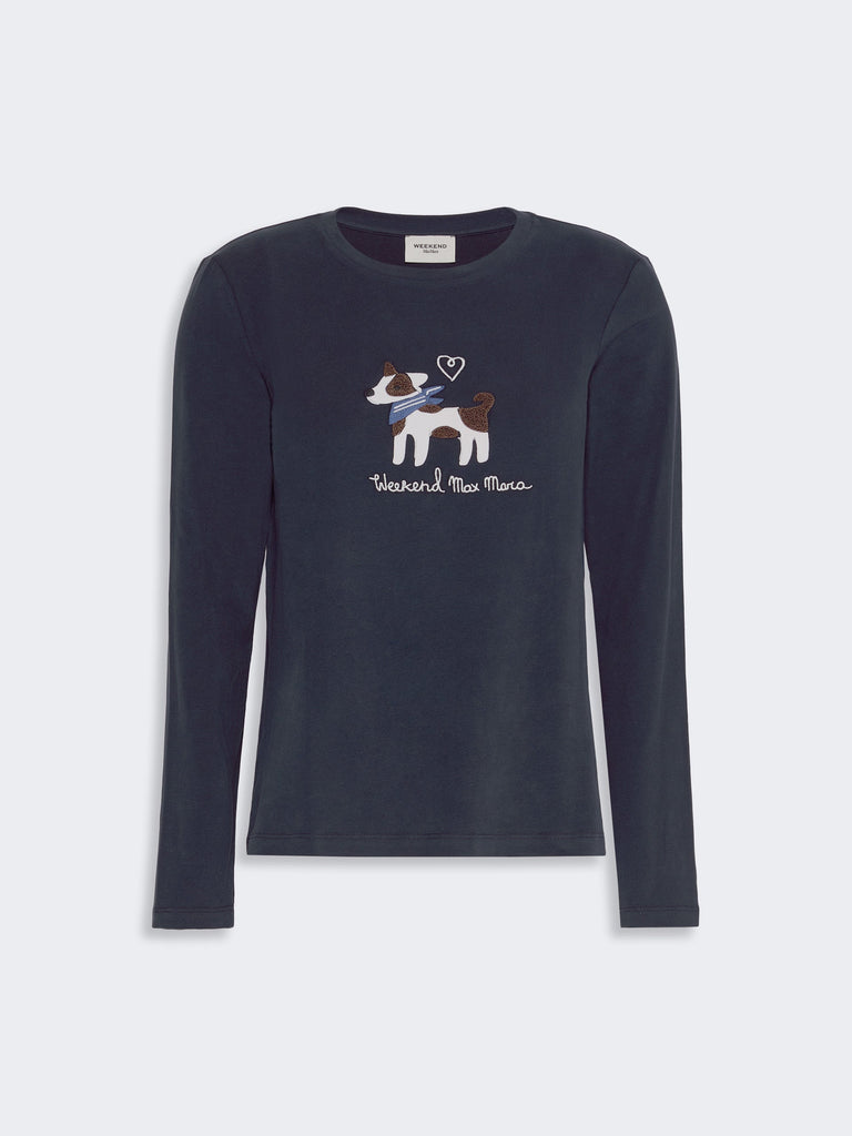 max mara long-sleeved jersey t-shirt